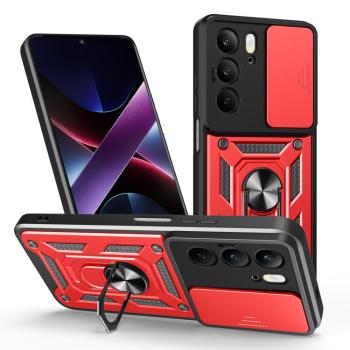 RING CAMERA Kryt s držiakom pre Realme C75 červený
