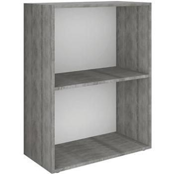 Shumee drevotrieska 60 × 31 × 78 cm betónovo sivá, 340212