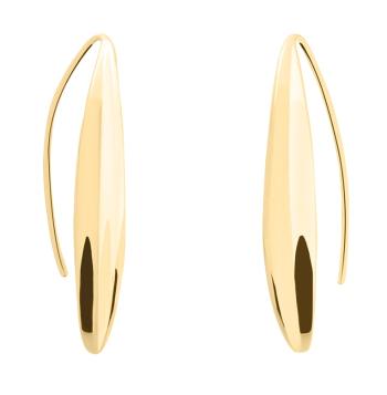 Pierre Lannier Fashion pozlátené visiace náušnice Entasis BJ20A2201