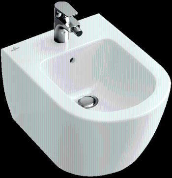 Bidet Villeroy & Boch Subway 2.0 závesný, vnútorný prívod 54000001