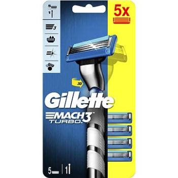 GILLETTE Mach3 Turbo + hlavice 5 ks (7702018610228)