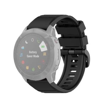 SILICONE Remienok Garmin Fenix 3 / 3HR / 5X / 5 Plus / 6X / 6X Pro čierny