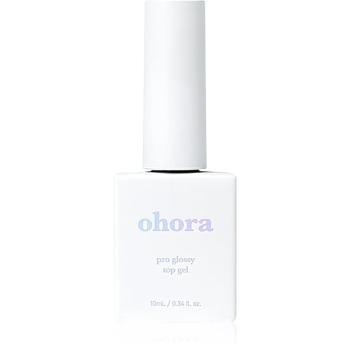 ohora Pro Glossy Top Gel krycí lak na nechty pre žiarivý lesk 10 ml