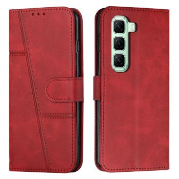STITCHED Peňaženkový kryt pre Infinix Hot 50 Pro+ červený