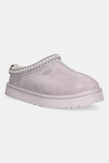 Detské semišové papuče UGG K TAZZ béžová farba, 1143776K