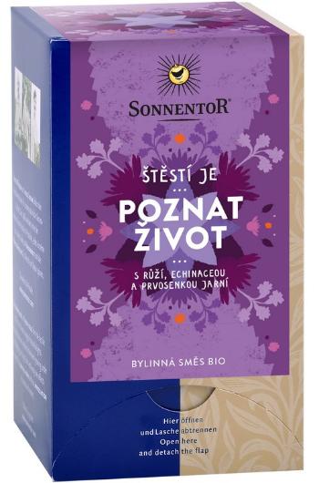 SONNENTOR Bio bylinná zmes s korením Poznať život 18 x 1.5 g