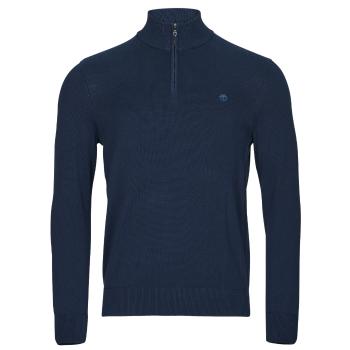 Timberland  Cotton YD 1/4 Zip Sweater  Svetre Námornícka modrá