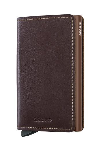 Kožená peňaženka Secrid hnedá farba, SO-Chocolate