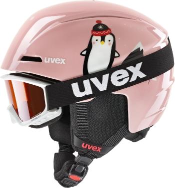 UVEX Viti Speedy Pro Set Pink Penguin 51-55 cm Lyžiarska prilba