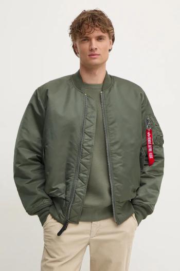 Bunda Alpha Industries pánsky, zelená farba, zimná