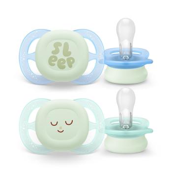 Philips AVENT Cumlík Ultrastart nočný 0-2m chlapec 2 ks