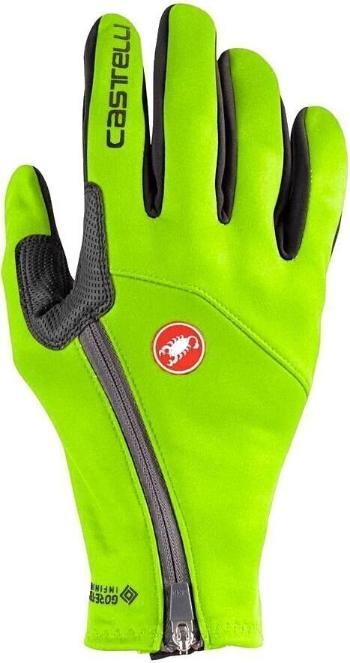 Castelli Mortirolo Electric Lime M Kesztyű kerékpározáshoz