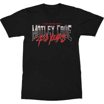 Motley Crue tričko 40 Years  one_size