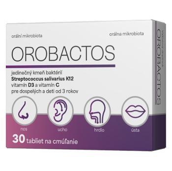 OROBACTOS Tablety na cmúľanie 30 kusov