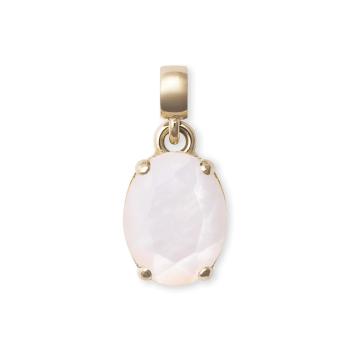 Daniel Wellington Pôvabný pozlátený prívesok s perleťou Mother of Pearl DW00401461