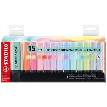 STABILO BOSS ORIGINAL Pastel 15 ks stolová sada (4006381567411)