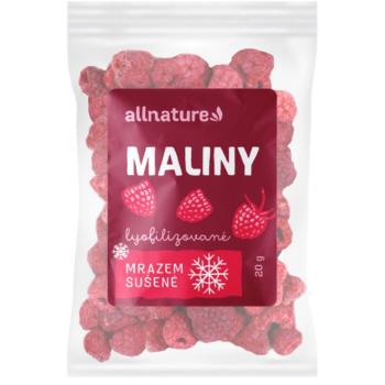 Allnature Mrazom sušené maliny mrazom sušené ovocie 20 g