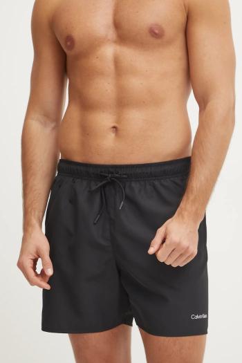 Plavkové šortky Calvin Klein 2-pak čierna farba, KM0KM01165