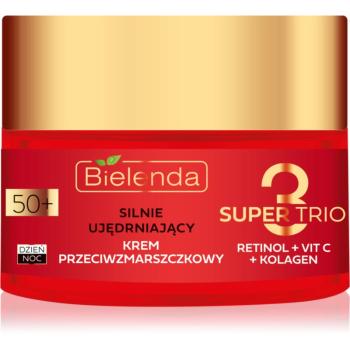 Bielenda Super Trio spevňujúci krém proti vráskam 50+ 50 ml