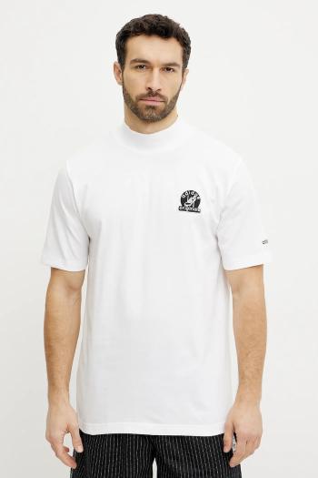 Bavlnené tričko adidas Originals GRFX TEE pánske, biela farba, s nášivkou, JC8367