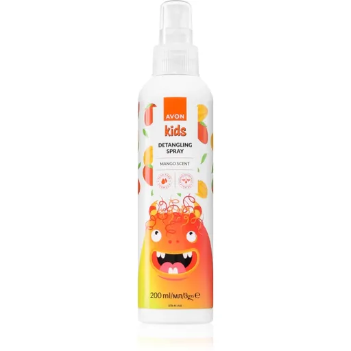 Avon Kids Mango sprej pre jednoduché rozčesávanie vlasov 200 ml