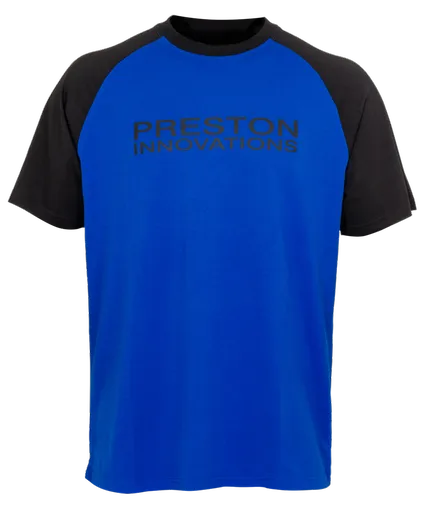 Preston innovations tričko lightweight blue raglan t-shirt - xxxl