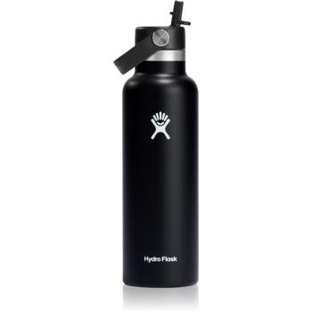 Hydro Flask Standard Mouth Straw Cap termofľaša farba Černá 621 ml