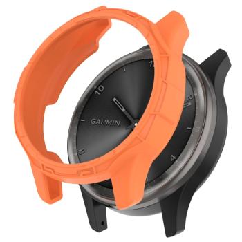 TPU HALF COVER Obal pre Garmin Vivomove Trend oranžový