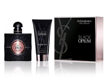 Yves Saint Laurent Black Opium - EDP 50 ml + telová emulzia s trblietkami 50 ml