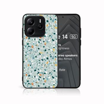 MY ART Ochranný kryt pre Xiaomi Redmi Note 14 5G BLUE TERRAZZO (164)