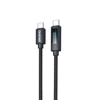 DUDAO L7C Kábel USB Typ-C / USB Typ-C 100W čierny