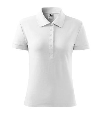 MALFINI Dámska polokošeľa Cotton - Biela | XL