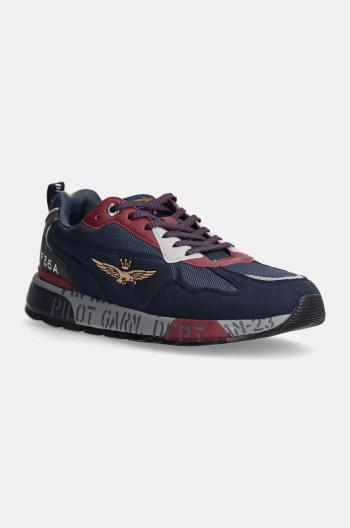 Sneakers boty Aeronautica Militare tmavomodrá barva, SC276CT3380