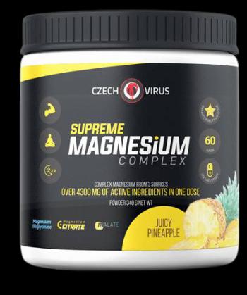 CZECH VIRUS Supreme Magnesium Complex, šťavnatý ananás 340 g