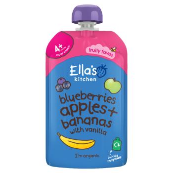 ELLA'S KITCHEN Jablko, čučoriedka a banán BIO 120 g