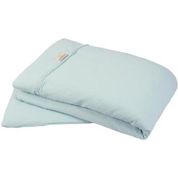 BABYMATEX Bielizeň posteľná Muslin svetlotyrkysová 3-dieílná (5902675062251)