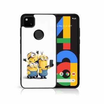 MY ART Silikónový kryt Google Pixel 4a MINIONS SELFIE (022)