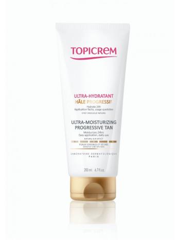 Topicrem Hydratačné samoopaľovacie mlieko (Ultra-Moisturizing Progressive Tan) 200 ml