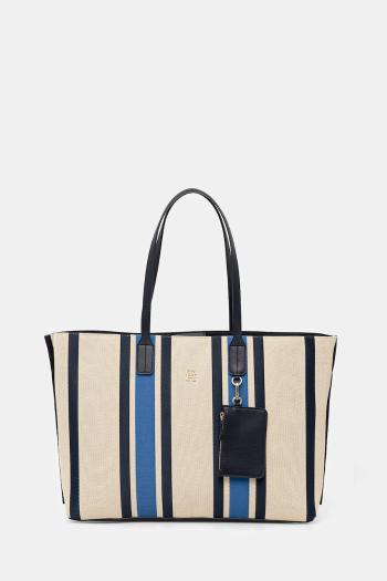 Kabelka Tommy Hilfiger tmavomodrá farba, AW0AW17382