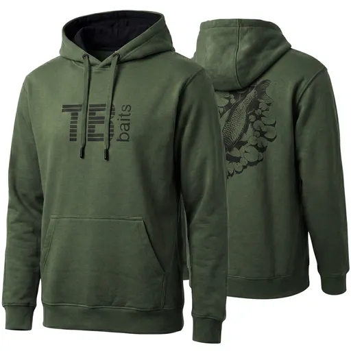 Tb baits mikina hidden carp green - xxxxl