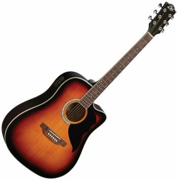 Eko guitars Ranger CW EQ Brown Sunburst Elektroakustická gitara Dreadnought