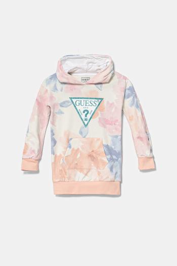 Dievčenské bavlnené šaty Guess mini, oversize, K5RK08 KA6R4