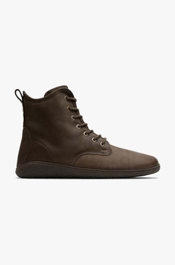 Kožená obuv Vivobarefoot SCOTT IV pánska, hnedá farba, 301133