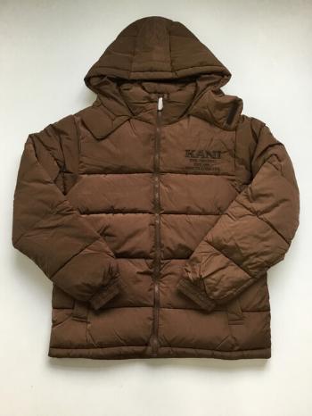 Karl Kani Retro Hooded Puffer Jacket brown - M