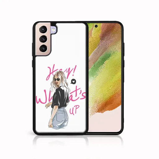 MY ART Ochranný kryt Samsung Galaxy S21 Plus 5G -WHATSUP (132)