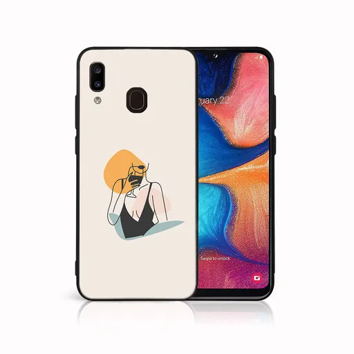 MY ART Ochranný obal pre Samsung Galaxy A20e WOMAN (197)