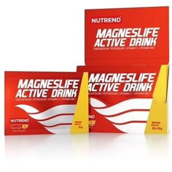 Nutrend Magneslife Active Drink, 10× 15 g, citrón (8594014867664)