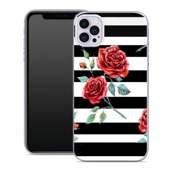 MY ART Ochranný kryt Apple iPhone 12 / iPhone 12 Pro BLACK WHITE (034)