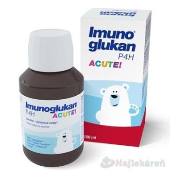 Imunoglukan P4H ACUTE KIDS výživový doplnok, 100ml