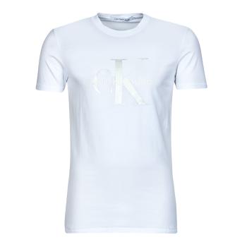 Calvin Klein Jeans  MONOLOGO TEE  Tričká s krátkym rukávom Modrá